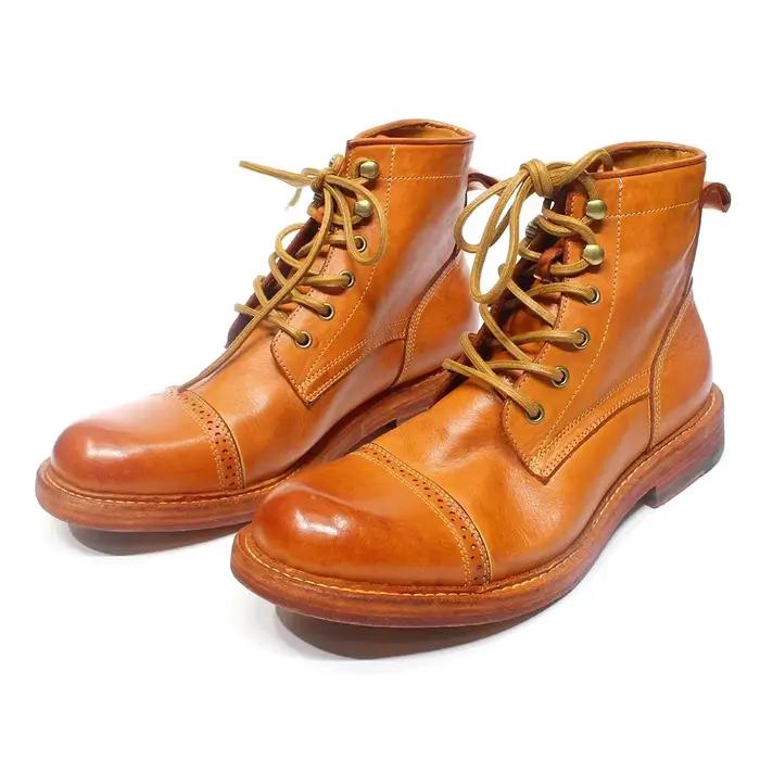 Bottines faites à la main pour hommes