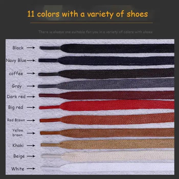 1 paire de lacets en coton ciré