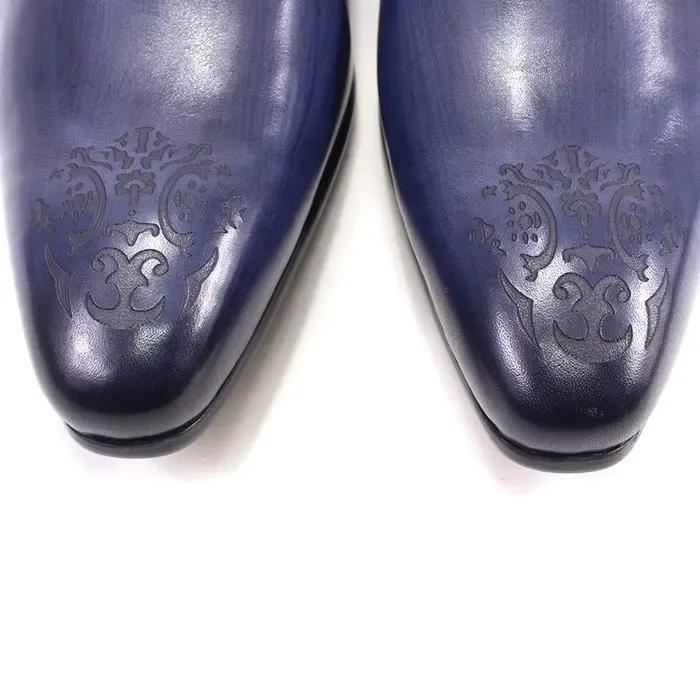 Chaussures d'affaires classiques hommes Oxford Derby en cuir véritable bout pointu mode à lacets de haute qualité bureau mariage chaussure formelle mâle
