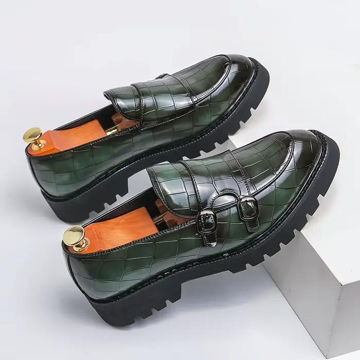 Homme chaussures en cuir véritable hommes