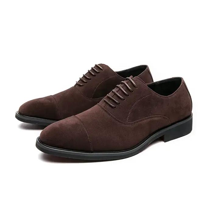Mocassins décontractés en cuir pour hommes, chaussures d'affaires, robe formelle, mode de créateur