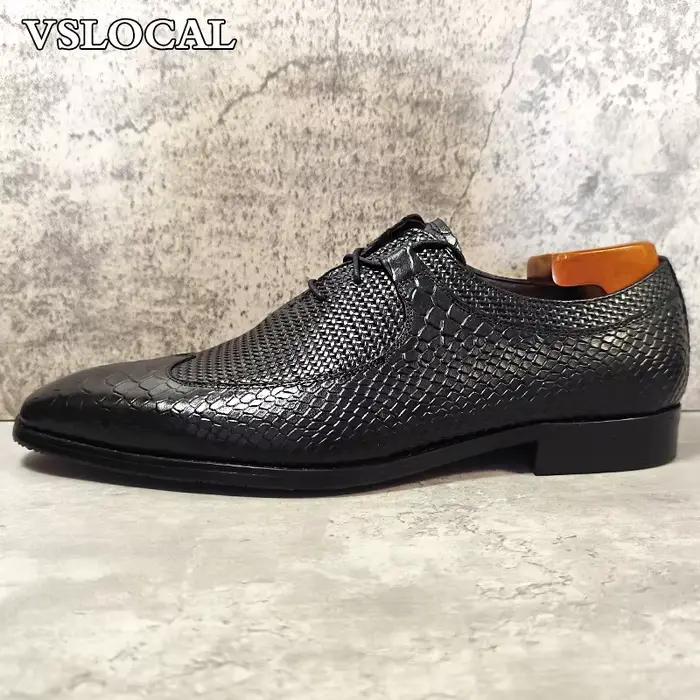 Chaussures Oxford de luxe pour hommes