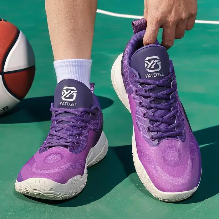Baskets de basketball à tige haute antidérapantes légères respirantes pour hommes adolescents et étudiants occasions sportives et quotidiennes