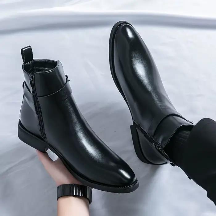 Mocassins en Cuir de Marque de Luxe pour Homme, Chaussures Respirantes, à Enfiler, Solides, Formelles, Décontractées, Faites à la Main, de Styliste