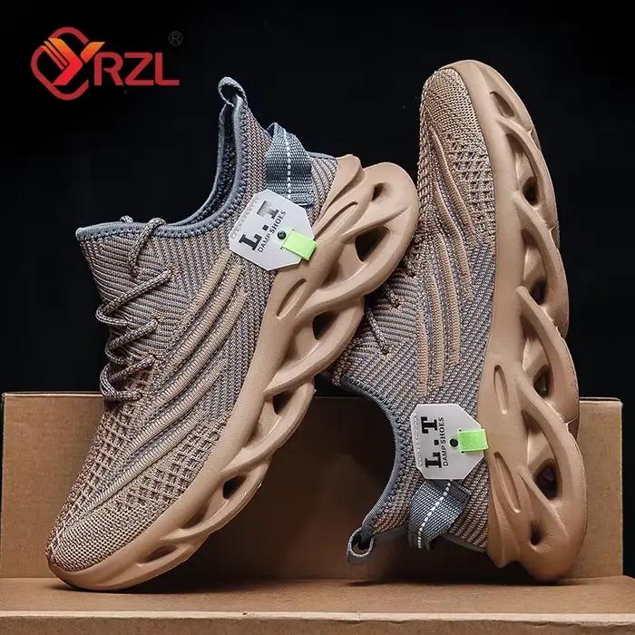 YRZL hommes sport course noir Jogging chaussures espadrilles décontractées en plein air respirant maille femmes léger