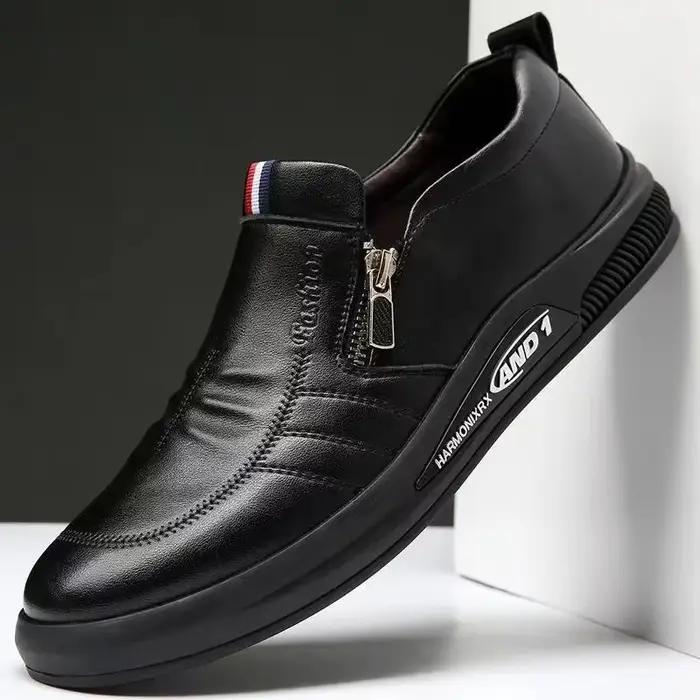 Chaussures en cuir décontractées pour hommes