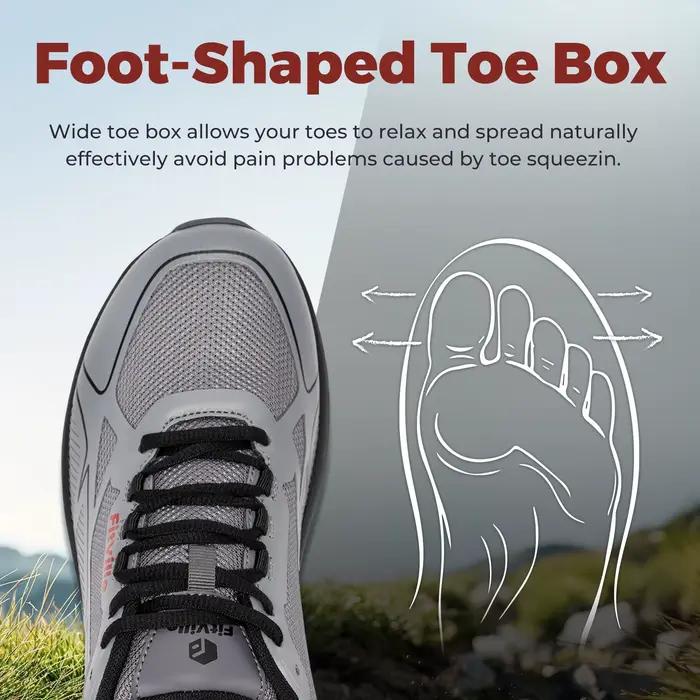 FitVille-Chaussures de course sur sentier coordonnantes pour hommes