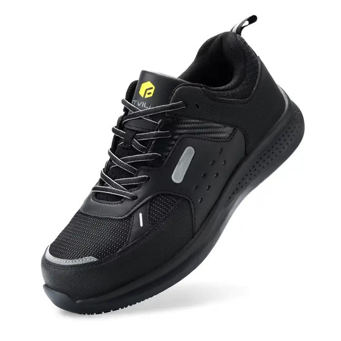 Chaussures de travail à bout large en acier Fittington pour hommes