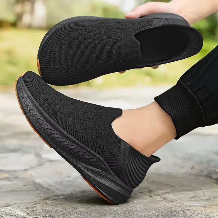 Chaussures de sport décontractées pour hommes à bout large