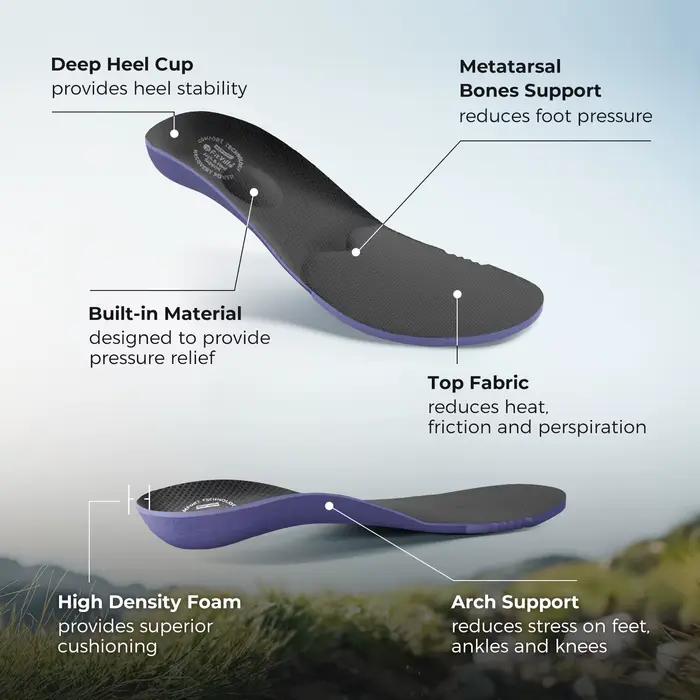 FitVille-Chaussures de course sur sentier coordonnantes pour hommes