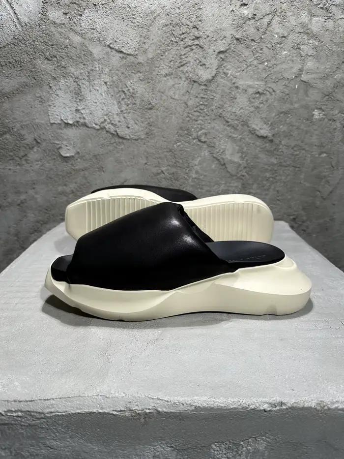 Sandales à plateforme Rick's 2023ss en cuir de veau pleine fleur de qualité supérieure