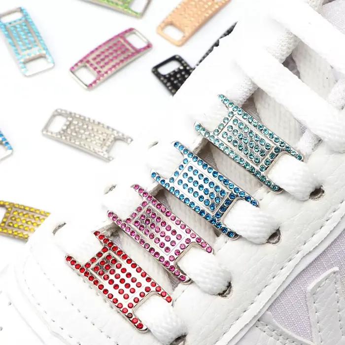 Boucles de lacets en métal pour chaussures personnalisation bijoux accessoires charmes décoration chaussures fille cadeau occasion spéciale