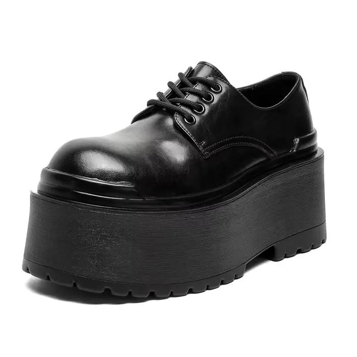 Chaussures à plateforme haute pour hommes