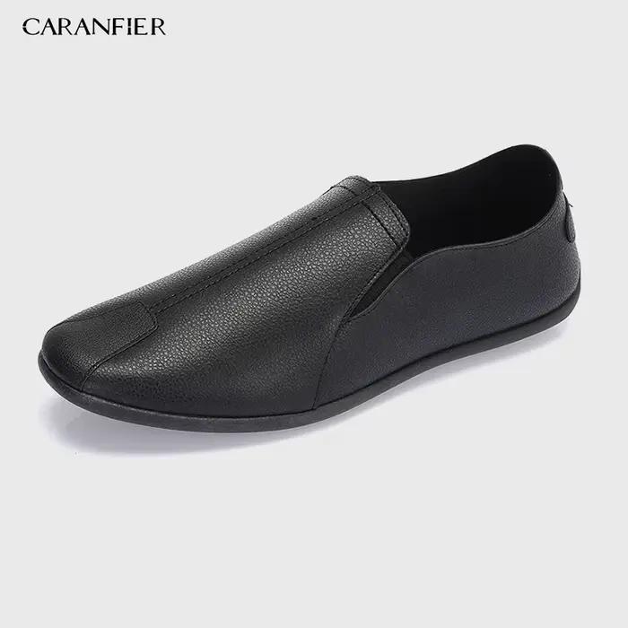 CARANFIER hommes printemps automne chaussures respirant en cuir appartements mocassins homme décontracté Clarks luxe mode sans lacet conduite Zapato mâle