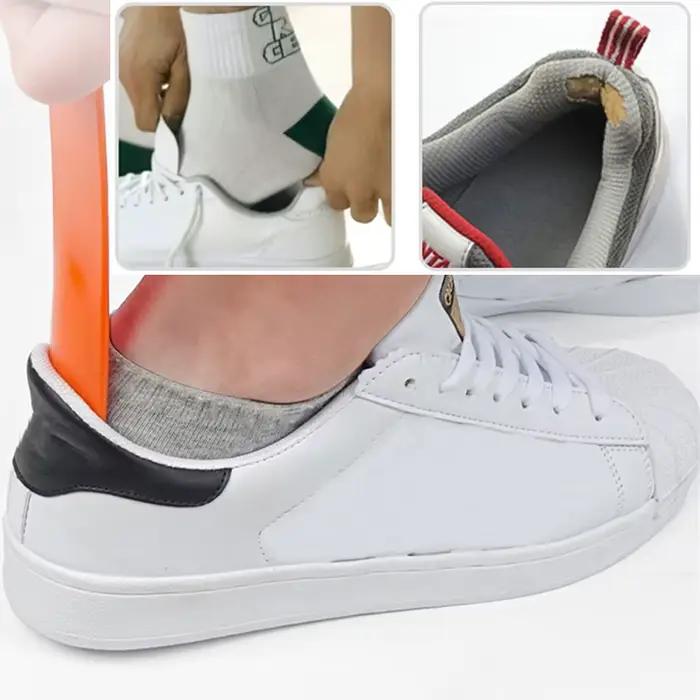 Chausse-pied professionnel Flexible et robuste, 1 pièce, en forme de cuillère, rehausseur de chaussures, cornes de chaussures lisses, faciles à porter