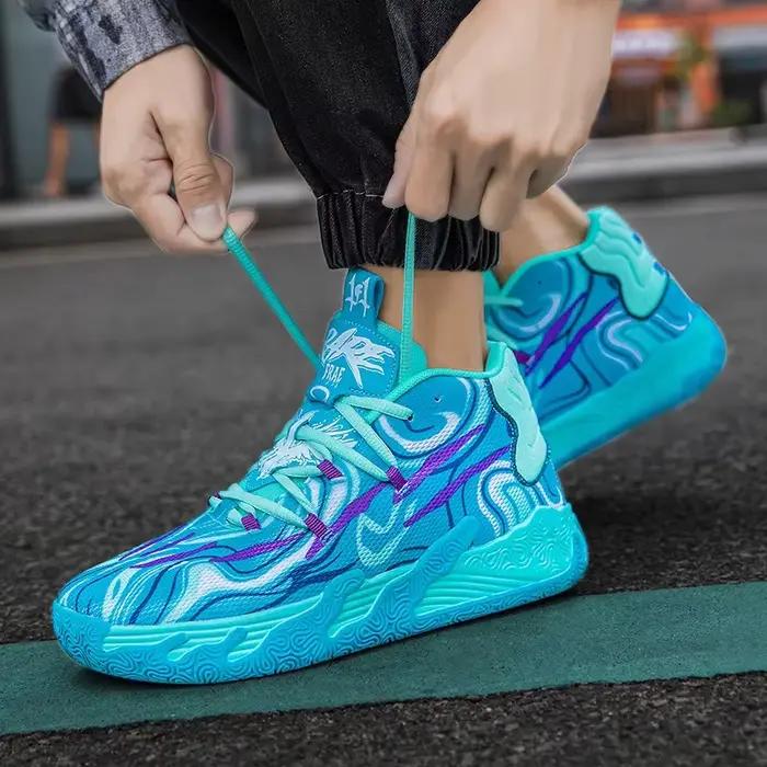 2025 nouvelles chaussures de basket-ball hommes respirant confortable baskets formation sport