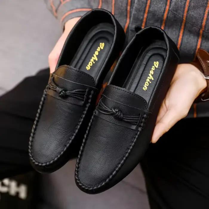 Chaussures en cuir décontractées pour hommes
