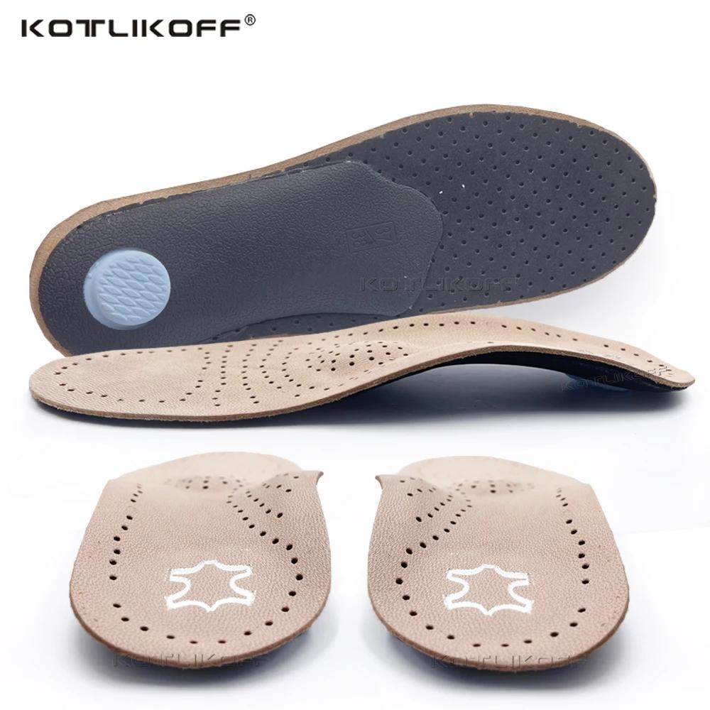 KOTLIKOFF semelles orthopédiques pour cuir véritable Inserts de soutien de la voûte plantaire orthop