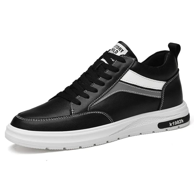 Baskets de mode homme chaussures d'ascenseur hauteur augmenter chaussures pour hommes semelles 8/10C