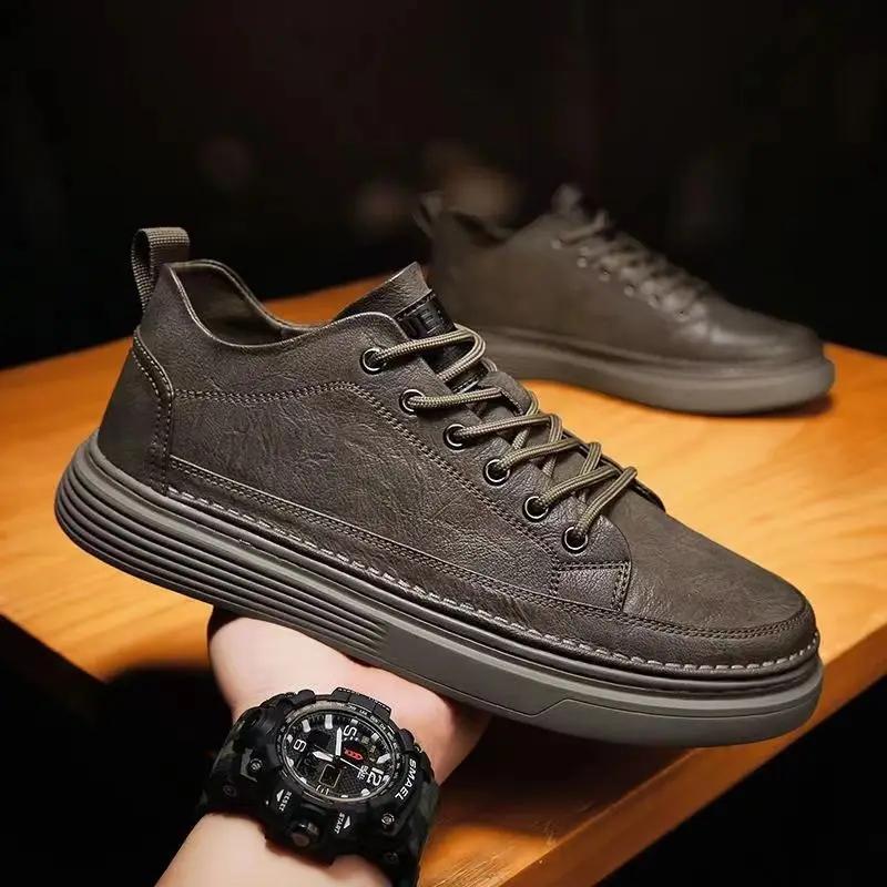 Fellow Canize-Baskets légères noires pour hommes, chaussures de planche décontractées, classiques, o