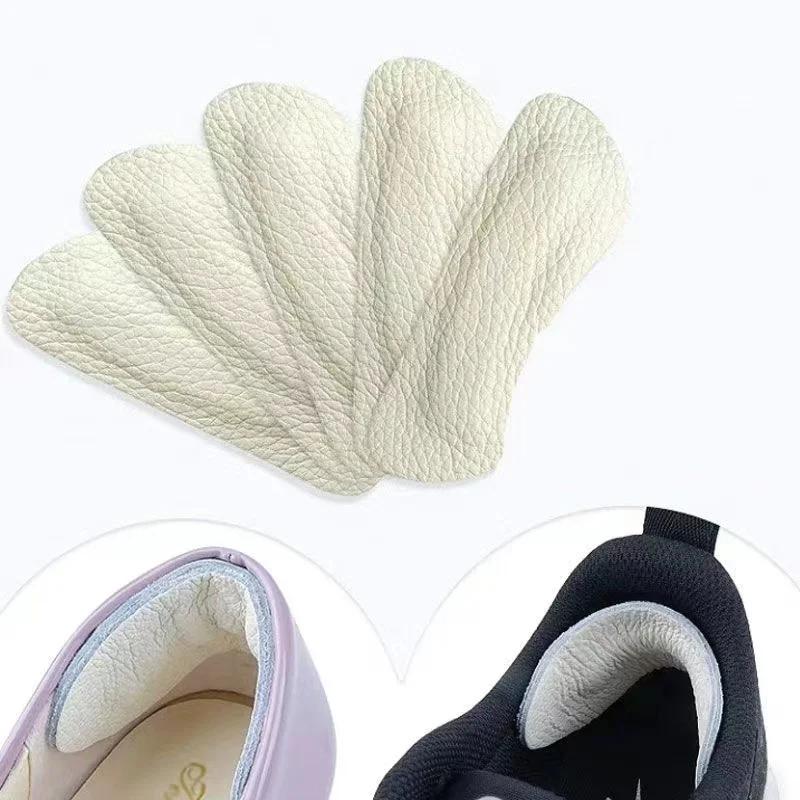 Protecteurs de talons autocollants baskets talons pieds coussinets confortables peau de vache coussi