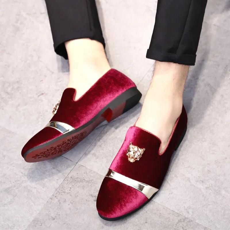 Chaussures de soirée pour hommes, mocassins de créateur tendance 2026, chaussures de mariage de luxe