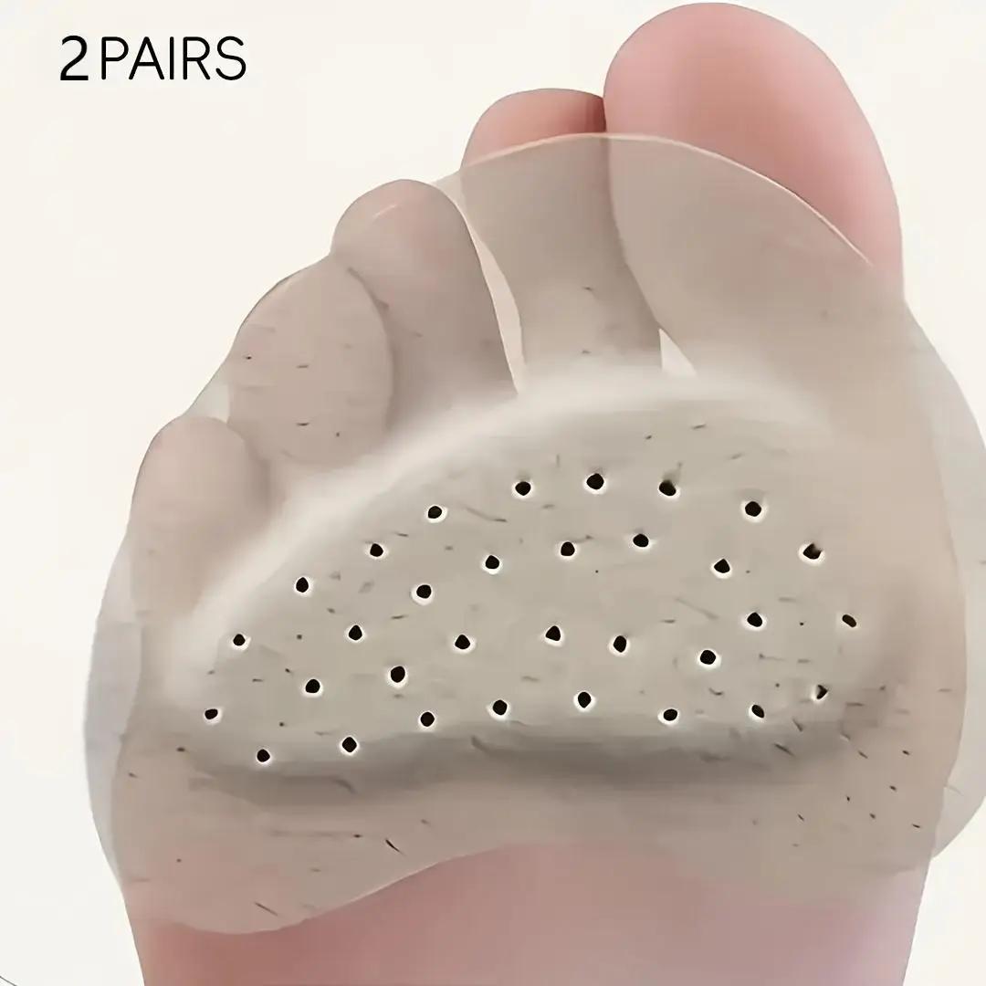 3 paires de coussinets souples pour l'avant-pied, demi-semelles auto-adhésives rembourrées et résist