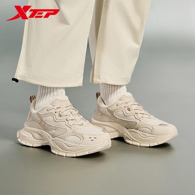 Xtep Basque chaussures décontractées pour hommes hiver soutien confortable vieux papa chaussures hau