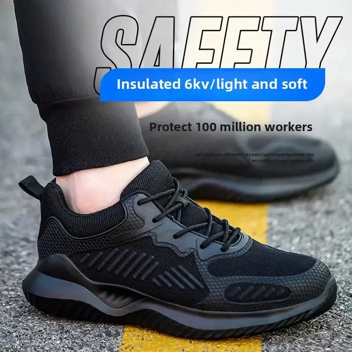 Chaussures d'électricien isolées 6KV pour hommes, chaussures de protection décontractées, Kevlar, An
