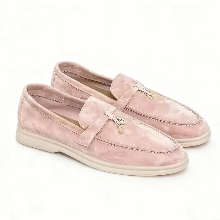 Chaussures de ville élégantes, en daim, confortables et stylées, un coup de pied qui fera sensation
