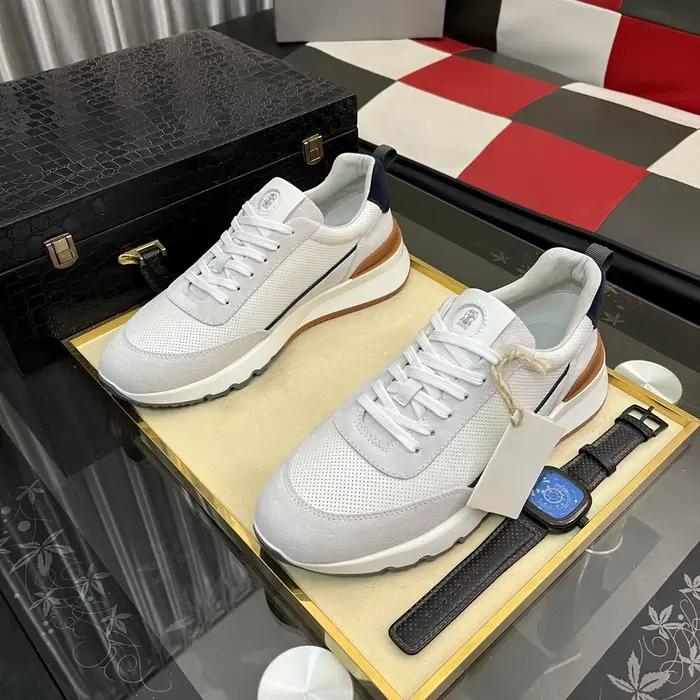 Cadeaux de Noël, chaussures pour hommes de marque de luxe, baskets décontractées faites à la main, t
