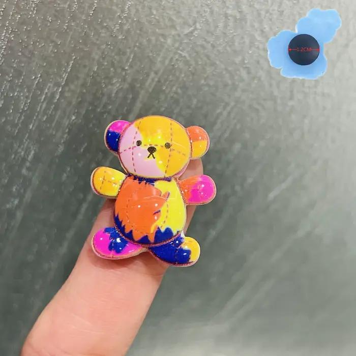 Breloques de chaussures d'ours d'animal, sabots de décoration, accessoires adaptés aux bracelets mig