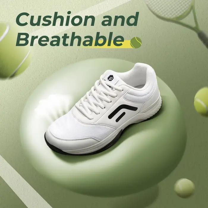 FitVille – chaussures de tennis larges pour hommes, antidérapantes, respirantes, baskets professionn