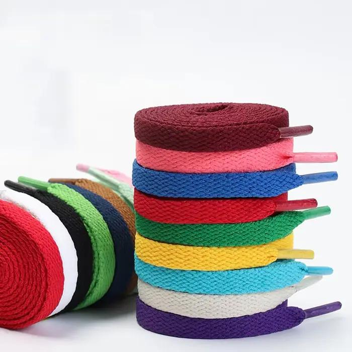 1 paire de lacets plats lacets de chaussures classiques ajustement mode solide sport lacet décontrac