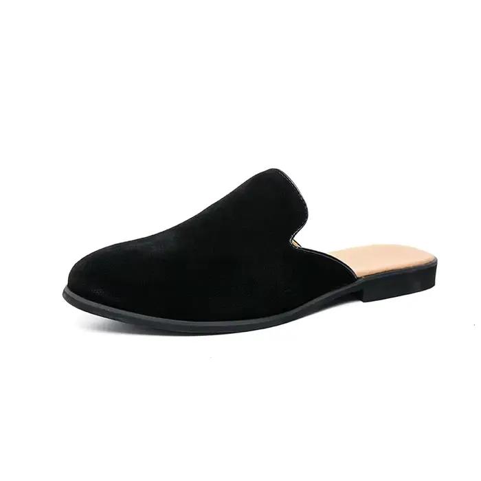 Chaussures en daim à l'offre elles souples pour hommes, mocassins confortables, chaussures plates po
