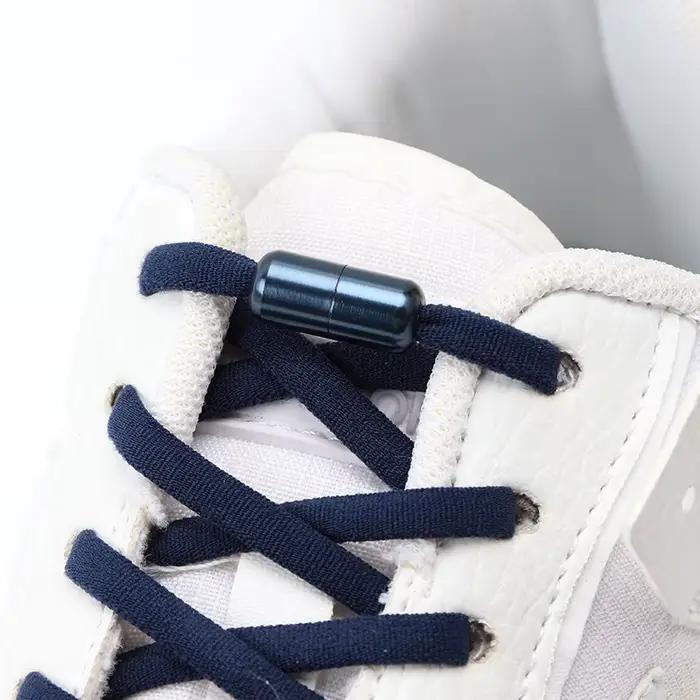 Lacets élastiques sans cravate demi-cercle lacets pour enfants et adultes baskets lacet rapide pares