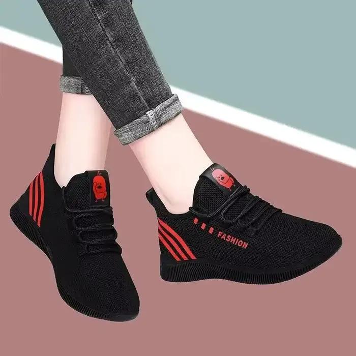 Femmes chaussures de Tennis 2025 printemps nouvelle mouche tissage vieux pékin tissu chaussures peti