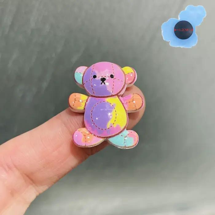 Breloques de chaussures d'ours d'animal, sabots de décoration, accessoires adaptés aux bracelets mig