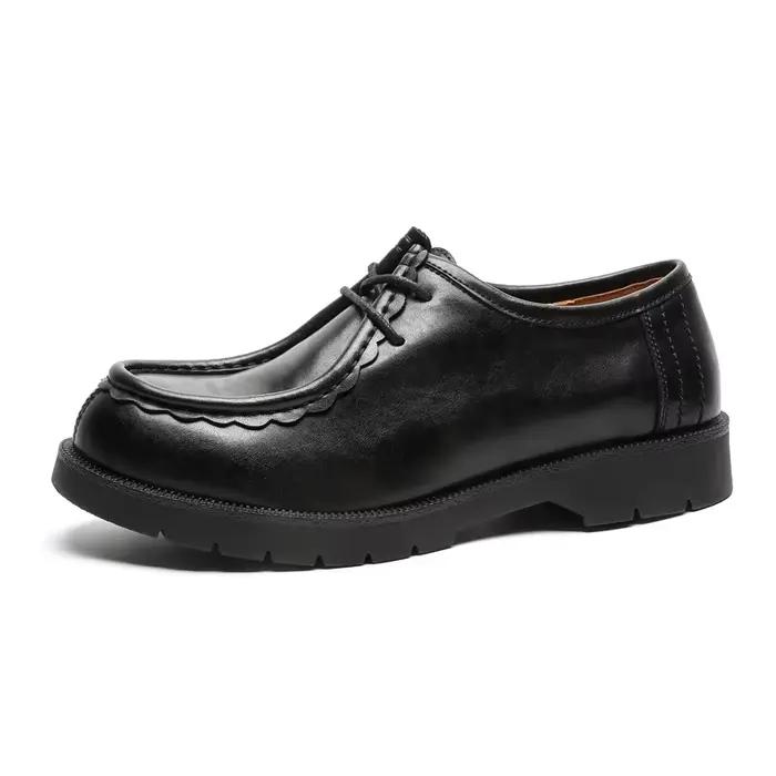 Chaussures en cuir rétro pour hommes, chaussures décontractées, confortables, marque de mode, 2024