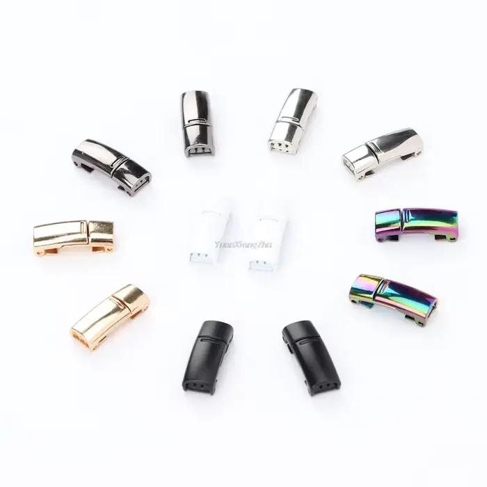 4 pièces/1 paire nouveau lacet en métal boucle magnétique lacets serrure magnétique chaussures acces