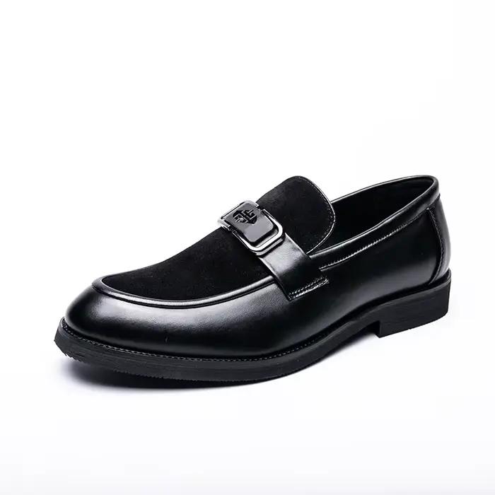 Mocassins marron de marque de haute qualité pour hommes, chaussures formelles anti-camurça douces et