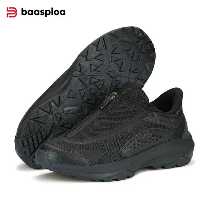 Baasploa hommes chaussures de randonnée maille respirant extérieur baskets tout nouveau confort Trai