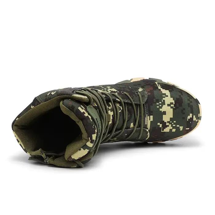 Bottes tactiques de Camouflage pour hommes, chaussures de sécurité imperméables pour l'alpinisme, la
