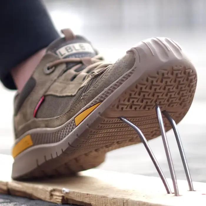 Chaussures de Sécurité pour Homme, Baskets Respirantes, Confortables, Flexibilité, Compression, Fort
