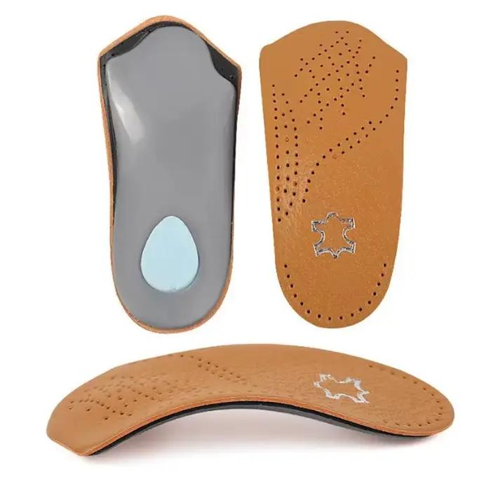 Semelle orthopédique de soutien de la voûte plantaire Semelles pour pieds Semelles de confort en cui