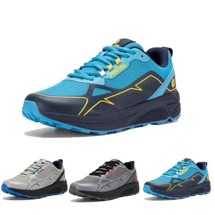 Fittington chaussures de course pour hommes baskets de marche sur sentier chaussure de Sport avec bo