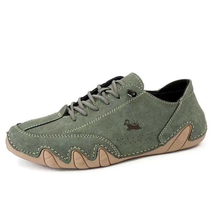 Chaussures en cuir pour hommes espadrilles décontractées 2025 bottines de moto imperméables marque i
