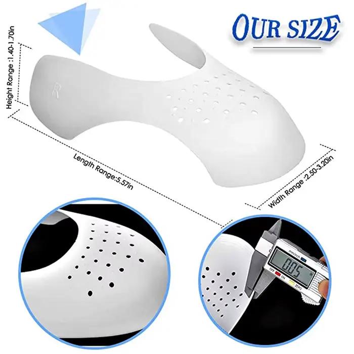 20 Pièces Baskets Anti Pli Protecteur Froissé Pli Chaussures Soutien Embout Sport Balle Chaussure Tê