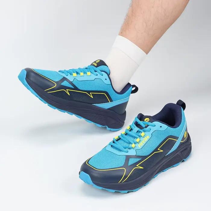 FitVille chaussures de course antidérapantes baskets pour hommes Extra large léger pour hommes pieds