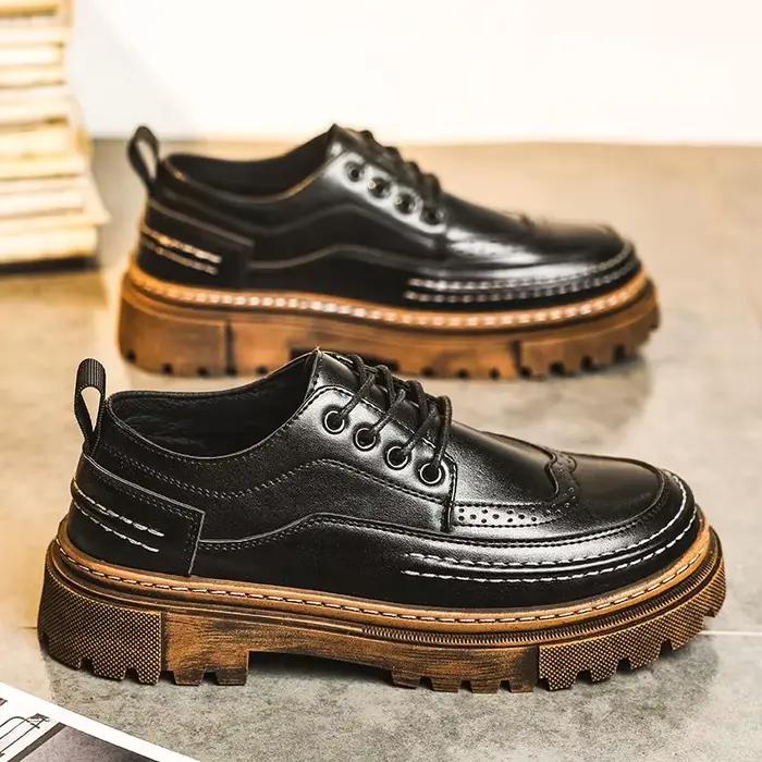 Chaussures en cuir professionnelles pour hommes, chaussures formelles de bureau pour hommes, chaussu